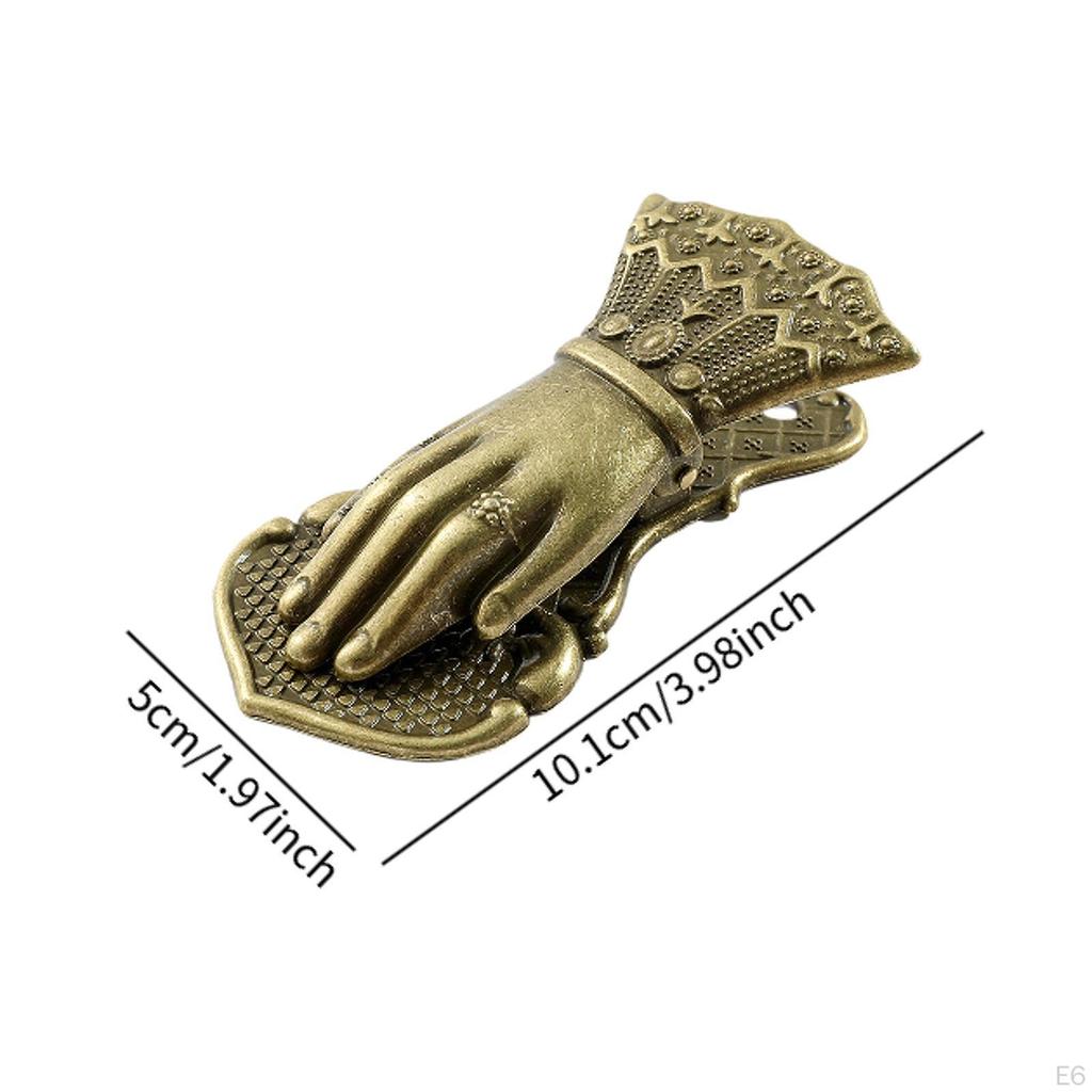Vintage Hand Shaped Paper Clip Binder Clip, Notebook Accessories, Metal Clamp Page Holder for