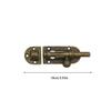 Brass Door Latch Vintage Solid Color Replacement Stylish Window Cabinet Wardrobe Drawer Bolts Lock Hardware Bronze