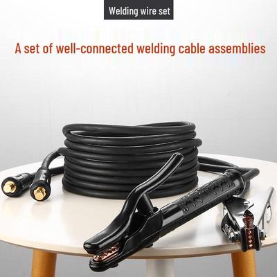 Welding Electrode Holder & Ground Cable Set
