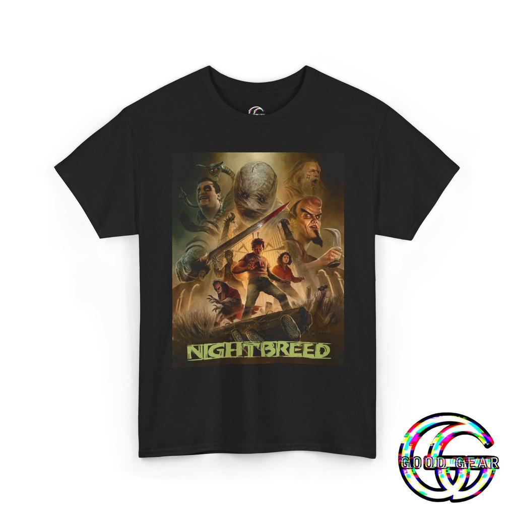 Nightbreed 1990 T-Shirt Clive Barker Monsters Graphic Retro Horror Tee