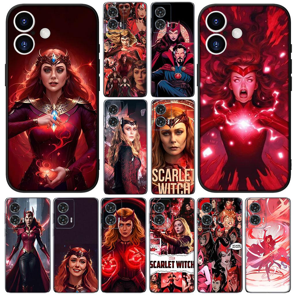 Scarlet Witch Marvel Poster Handyhülle für Motorola Moto Edge 70 60 Fusion NEO Pro G Stylus G56 G96 G52 G04 G05 G85 G84 Hülle