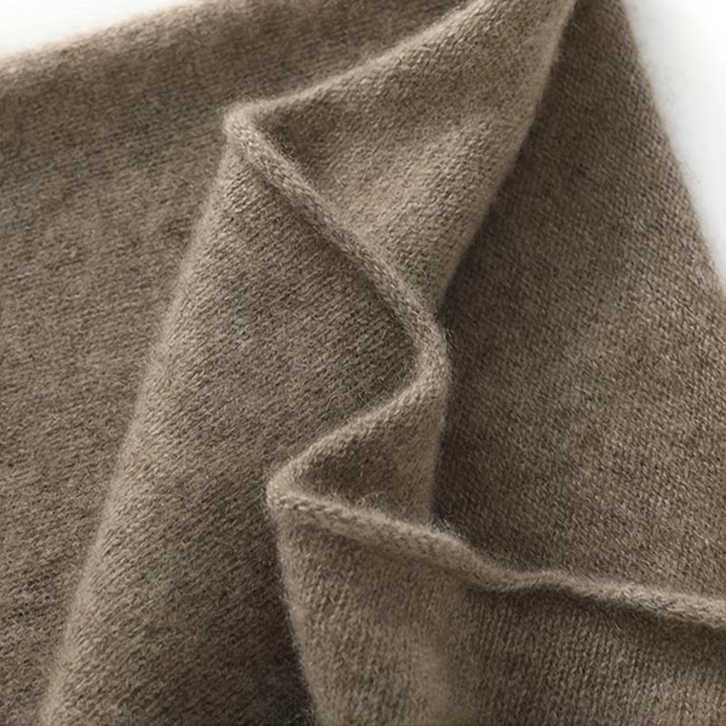 High qualityCashmere Scarf for Women, Warm Soft Neck Warmer, Men's Cashmere Scarf Accessory, Elegant Solid Color Scarves In Beige, Black, White,