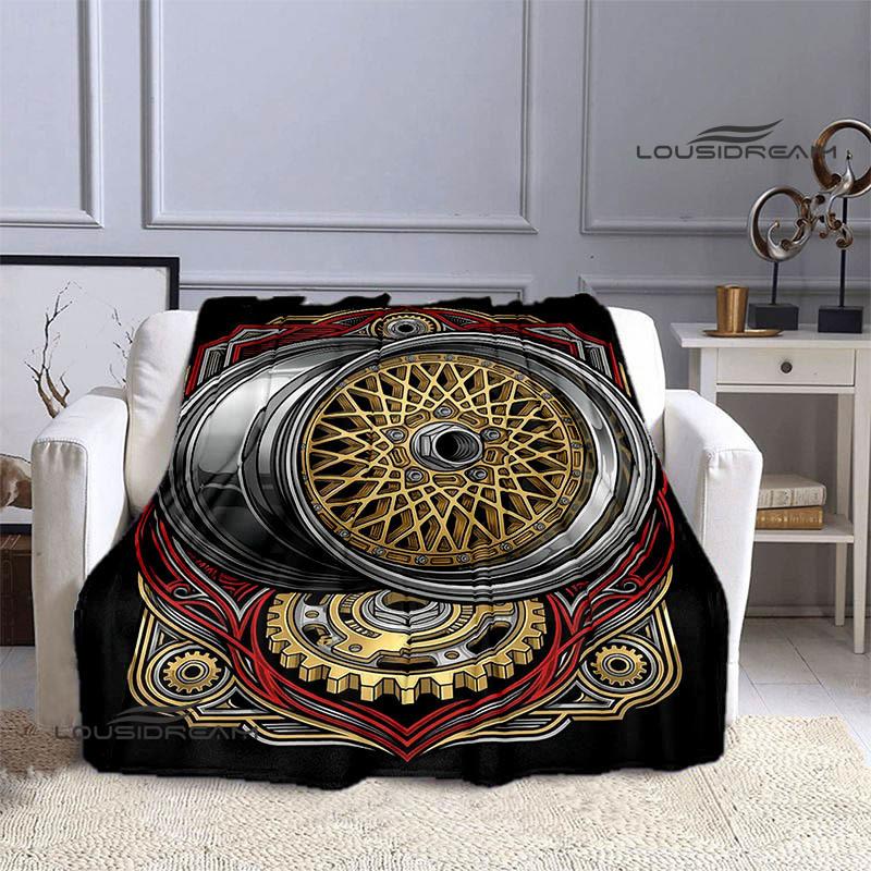 BBS LOGO printed blanket Picnic blanket Warm Flannel blankets Outdoor Blanket Home bed linings blankets for beds Birthday Gift