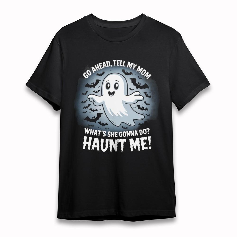 

Women s Plus Size Soft Comfy Classic T Shirt Funny Ghost Bat Spooky Saying Tee M