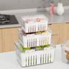 Küche Verdickt Kühlschrank Lagerung Box Transparent Versiegelt Lebensmittel Grade Kühlschrank Organizer Lebensmittel Lagerung Container Frische Gemüse
