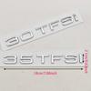 2026 3D ABS Chrome Black Car Letters Logo 30 TFSI 35TFSI Badge Rear Trunk Stickers For AQ4 A3 A4 Q3 Q5 Sportback Auto Accessories