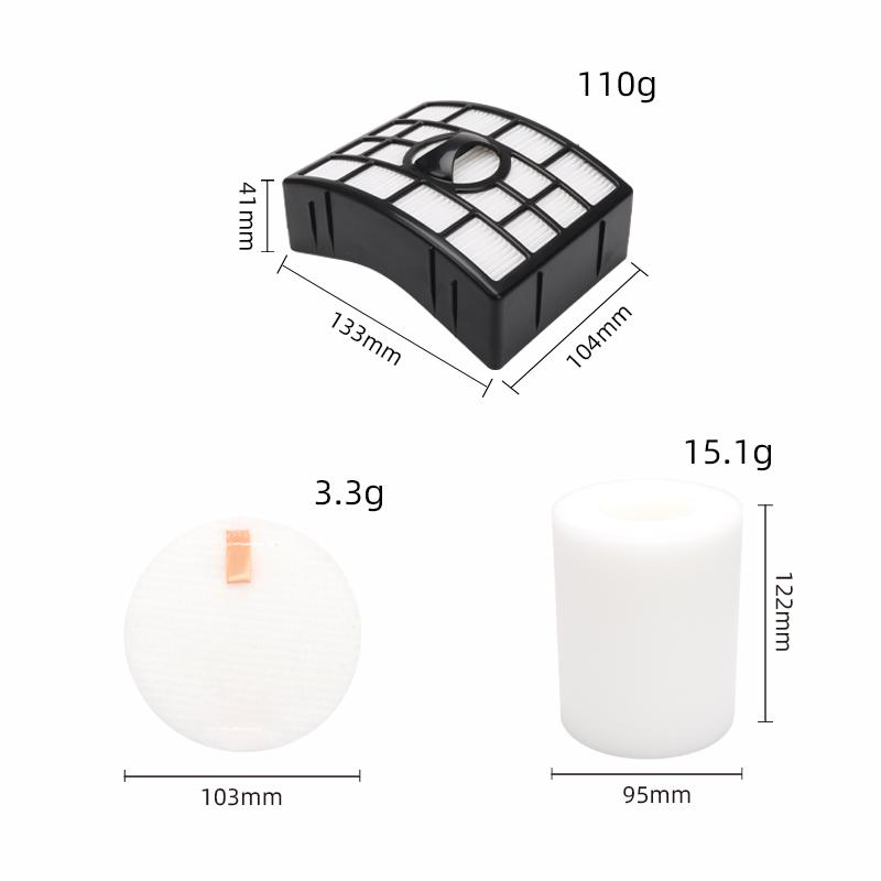 Vacuum Filter Compatible For Shark Spinner Power Lift Type XL Capacity NV755 and UV795 Rotor Detachable Vacuum Cleaner