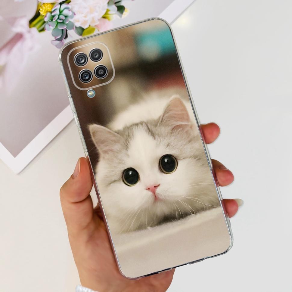 For Samsung Galaxy A12 Case Cute Fashion Patterned Cover For Samsung A 12 GalaxyA12 Soft TPU Silicone Phone Case Shell 6.5"