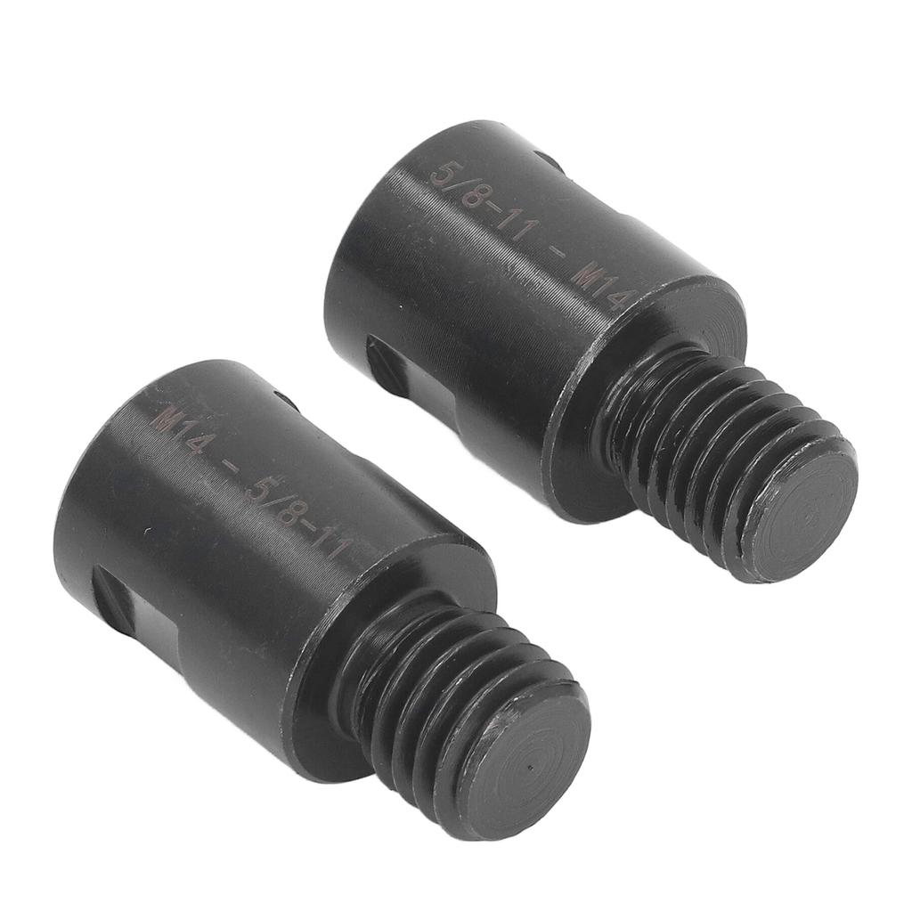 2Pcs Thread Adapter Thread Conversion Adapter 5 8in to M14 M14 to 5 8in for Lathe Drill