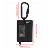 Multi Functional Mini ID Card Holder Mens and Womens Bank Credit Card Key Bus Subway Cards Sports Zipper Pouch with Lanyard
