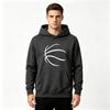 Men's Abstract Line Basketball Graphic Print Hoodie Casual Long Sleeve Hooded Sweatshirt Adult Male Streetwear Pullover for Daily Sports Wear