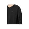 Y-3 FW22 Logo Print Crew Neck Long Sleeve Sweatshirt Men sweatshirt Black HM5036
