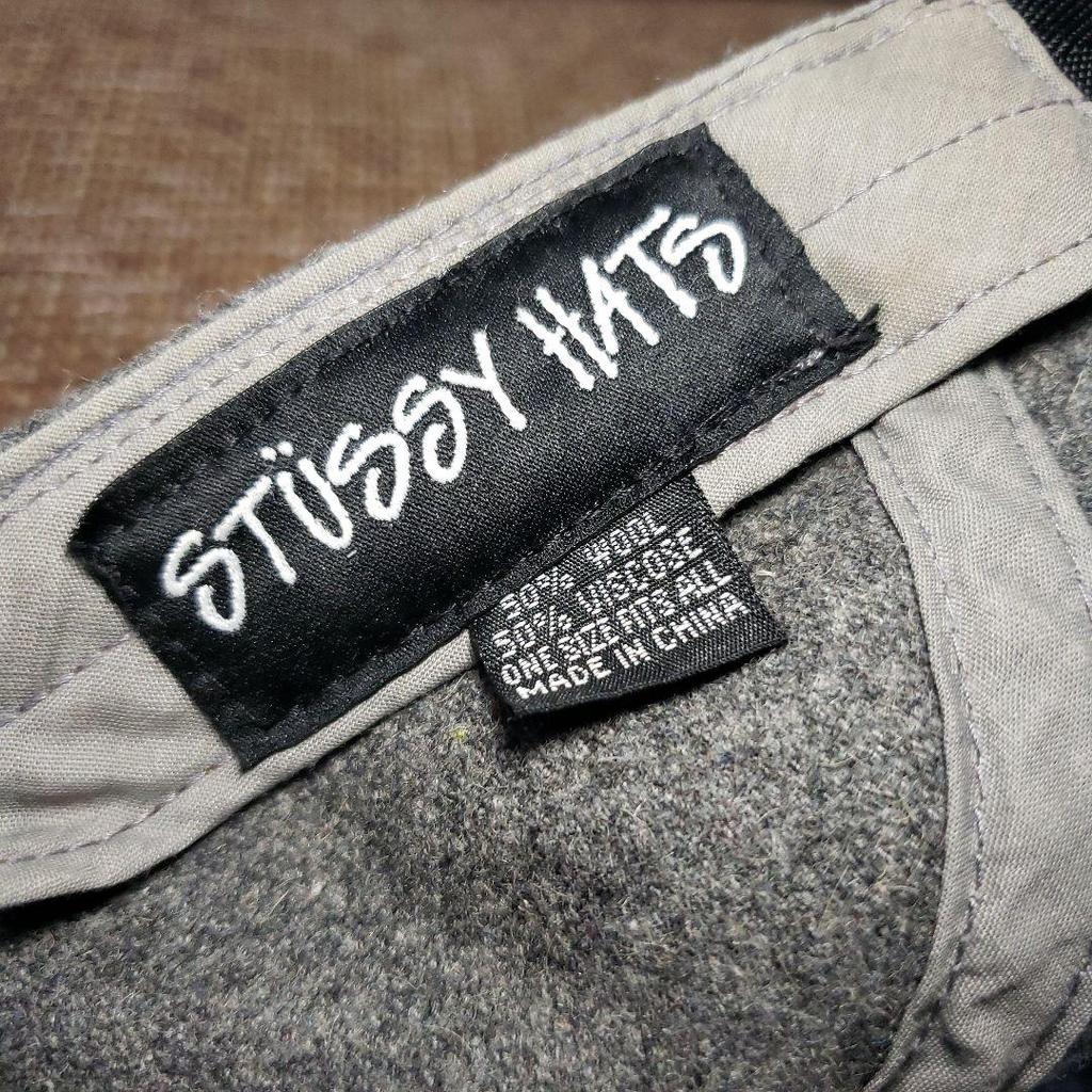 [USED] Stussy Wool Cap Vintage Jet Cap Archive 90s