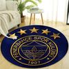 Personalized Fenerbahçe Spor Kulübü Round Chair Office Rug - Perfect for Mat, Office Chair & More - Ideal Gift for Birthdays and Holidays
