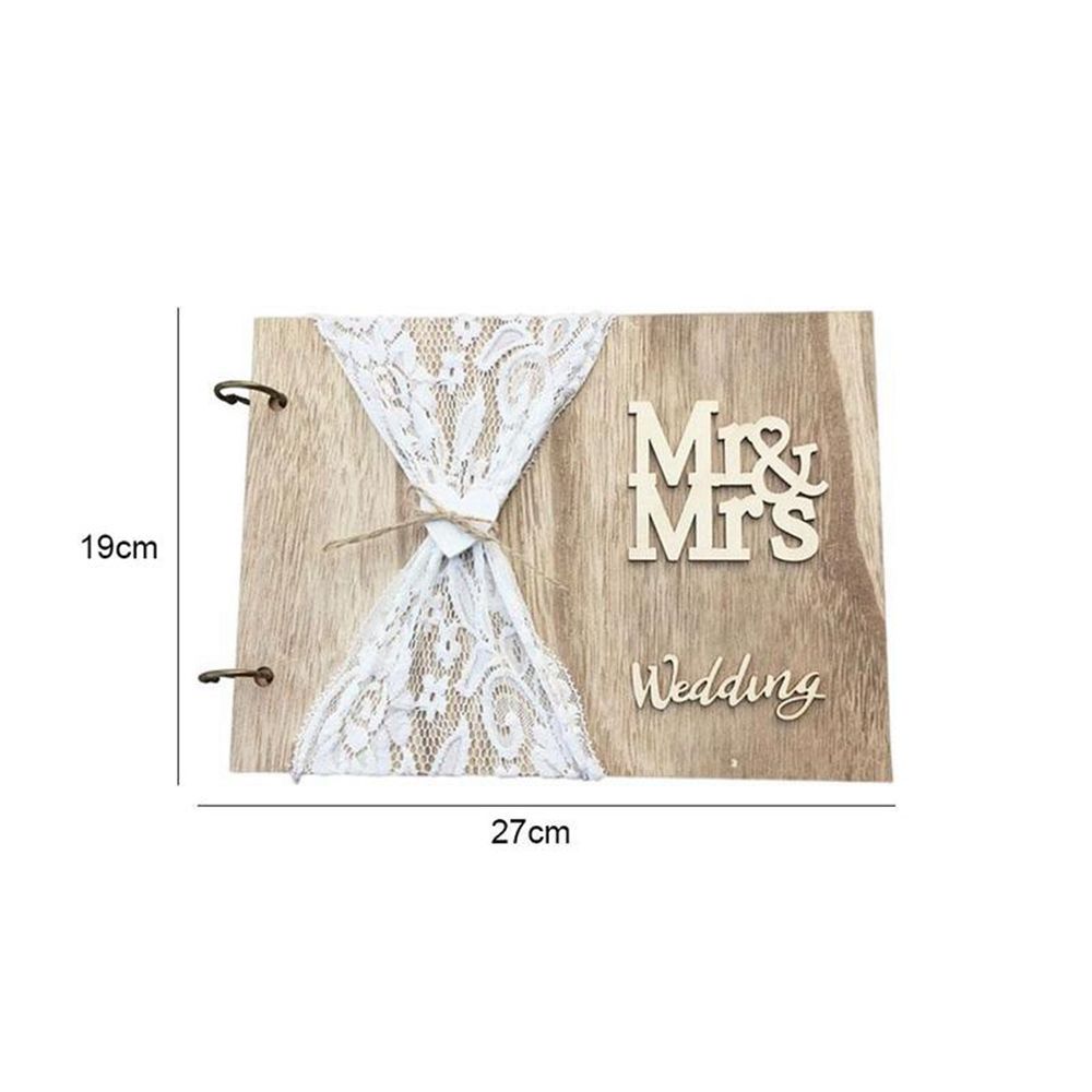 Gifts for Guests Party Supplies Guest Book Wedding Signs Wedding Decoration Signature Guest Books