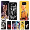 One P-Punch-Man Saitama King Print Soft Case for Xiaomi Poco X7 X6 X5 X4 X3 Nfc Phone Shell F7 Ultra F6 F5 Pro F4 GT F3 M5S M6 M