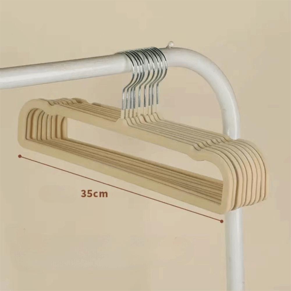5/10Pcs Non Slip Velvet Hangers Space Saving Thin Felt Pants Hangers 360°Swivel Hook Clothes Hanger for Towels,Tank Top,Coat