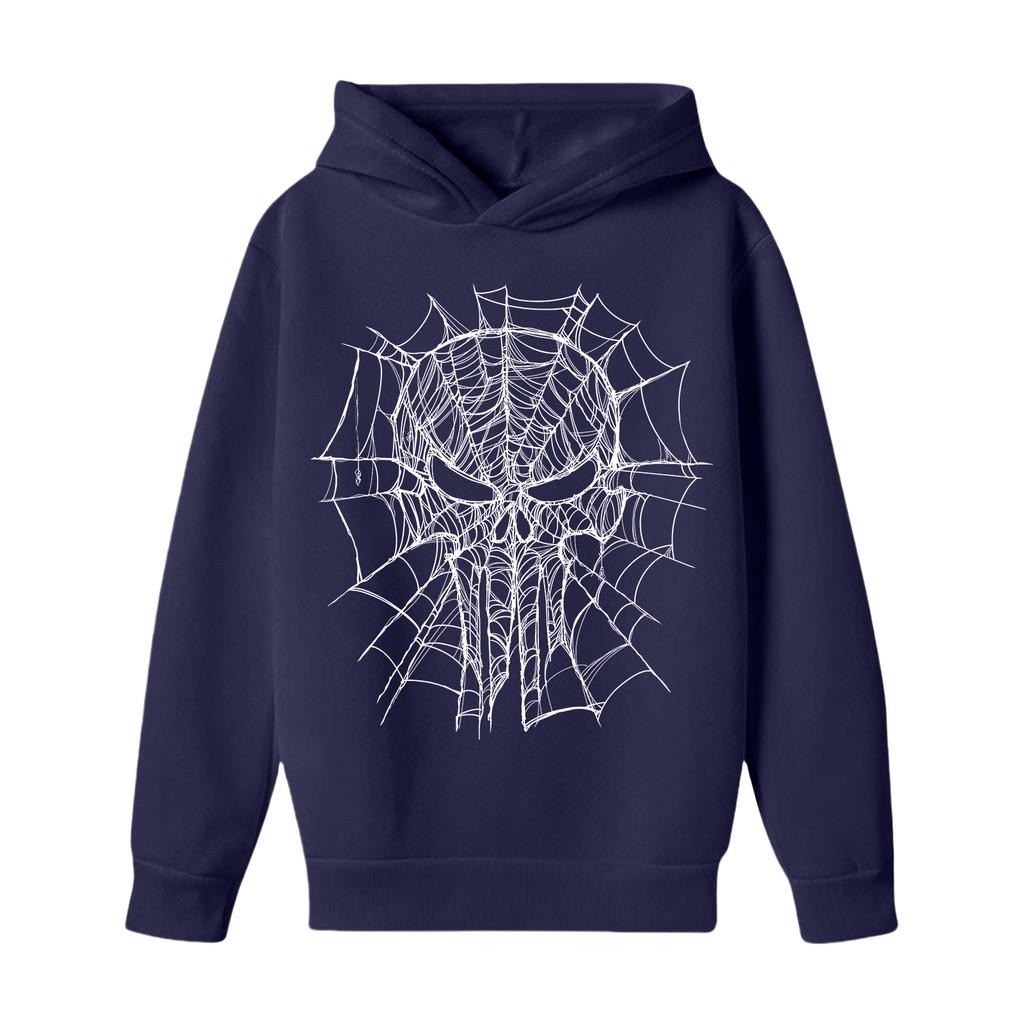 Kids Long Sleeve Loose Fit Letter Print Pullover Hoodie for Boys and Girls