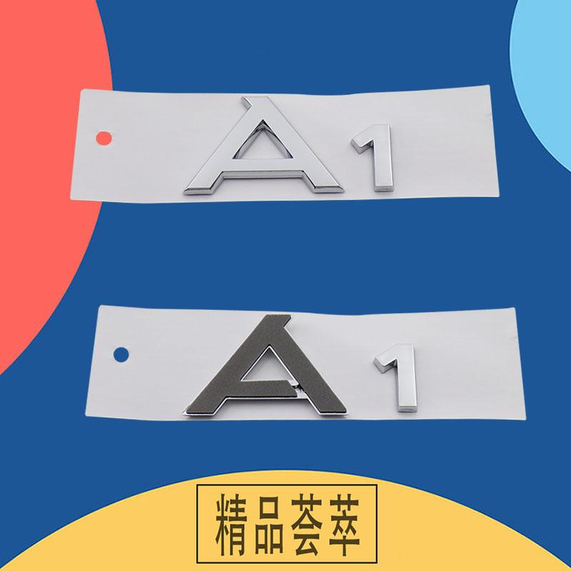3D Premium A1 A2 A3 A4 A5 A6 A7 A8 Letters for Car Styling Accessories Car Engine Hood Fender Trunk Tail Rear Decal Emblem Badge Sticker