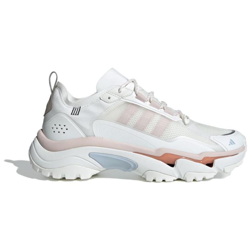 Adidas Citywowlk MT Cushioning, Wear Resistant Low Top Casual City Commute Running Shoes Unisex White Pink Sneakers IH8121