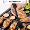 1PCS Kitchen Brush, Pastry Brush, Silicone Pastry Brush, Silicone Barbecue Brushes, for Cooking, Barbecue, Cakes, Baking, 21 cm, Black