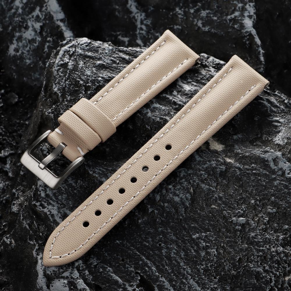18 19 20mm 21mm 22mm Wodoodporny Wytrzymały Nylonowy Pasek do Zegarka Premium Pasek z Materiału Żaglowego Wytrzymały Nylonowy Bransoleta z Szybkim Mocowaniem Pasek na Nadgarstek