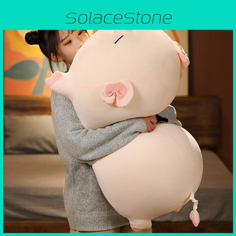 Chubby Adorable Piggy Plush Toy Cute Sleep Buddy Girls Bedroom Gifts Companion