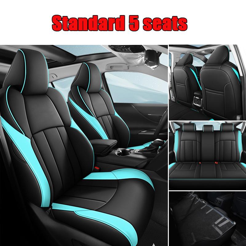 Premium Custom Fit Car Seat Covers For Toyota Venza 2026 2026 2026 Artificial Leather Full Set Automotive Interior Seat Cushion