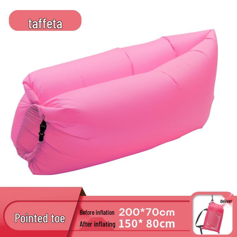 Inflatable Pillow-Style Sofa: Portable, Foldable Outdoor Air Bed for Lazy Lounging