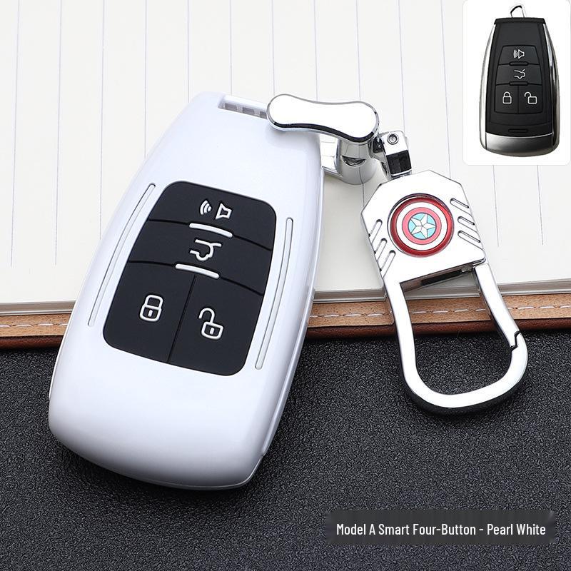 BAIC-Marvel Car Key Cover: Stylish & Personalized Remote Shell with Buckle