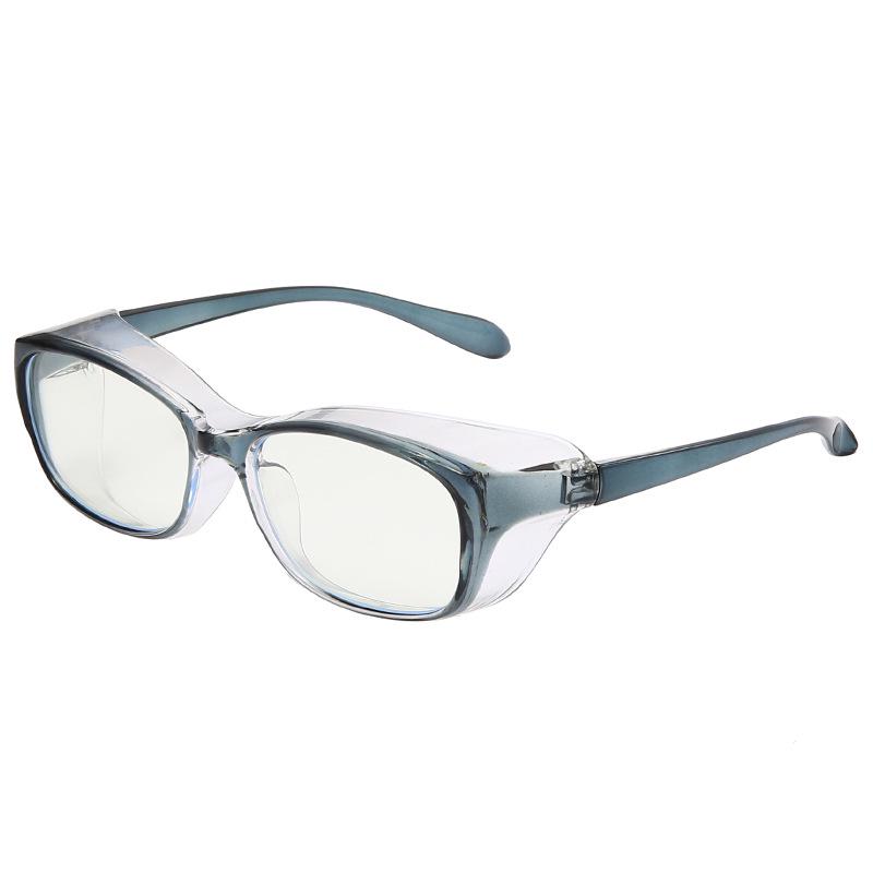 Retro Anti-Fog Blue Light Goggles: Dustproof, Droplet-Proof Square Frame Anti-Pollen Glasses