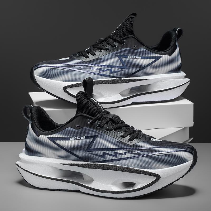 Men's Road Running Shoes, Breathable Casual Sports Shoes for Couples - Lightweight Non-Slip Sneakers Suitable for Running, Walking, and Training