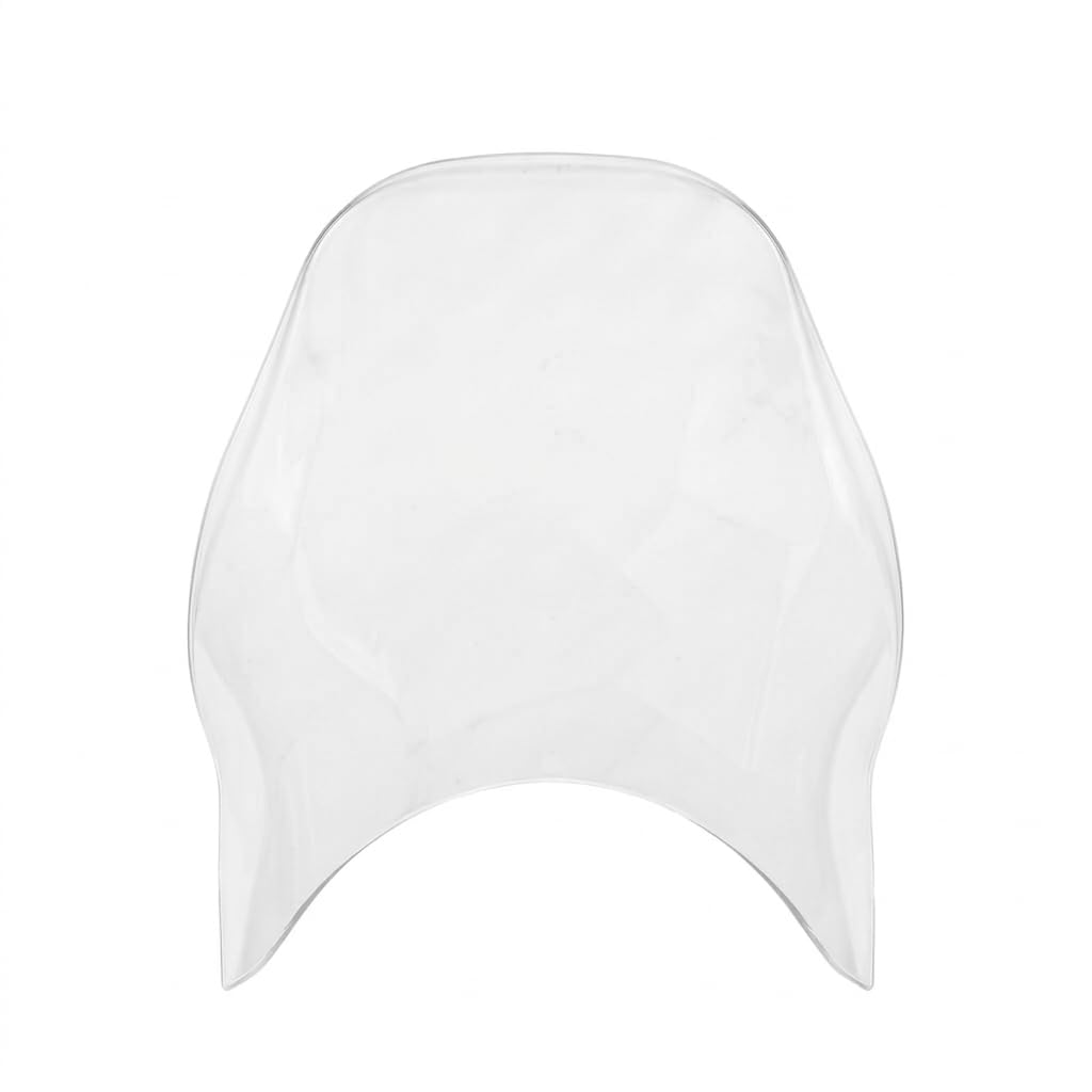 Universal Motorcycle Screen Cowl Windshield [Transparent Clear] Visor Wind Deflector Cowl MINAKIKO