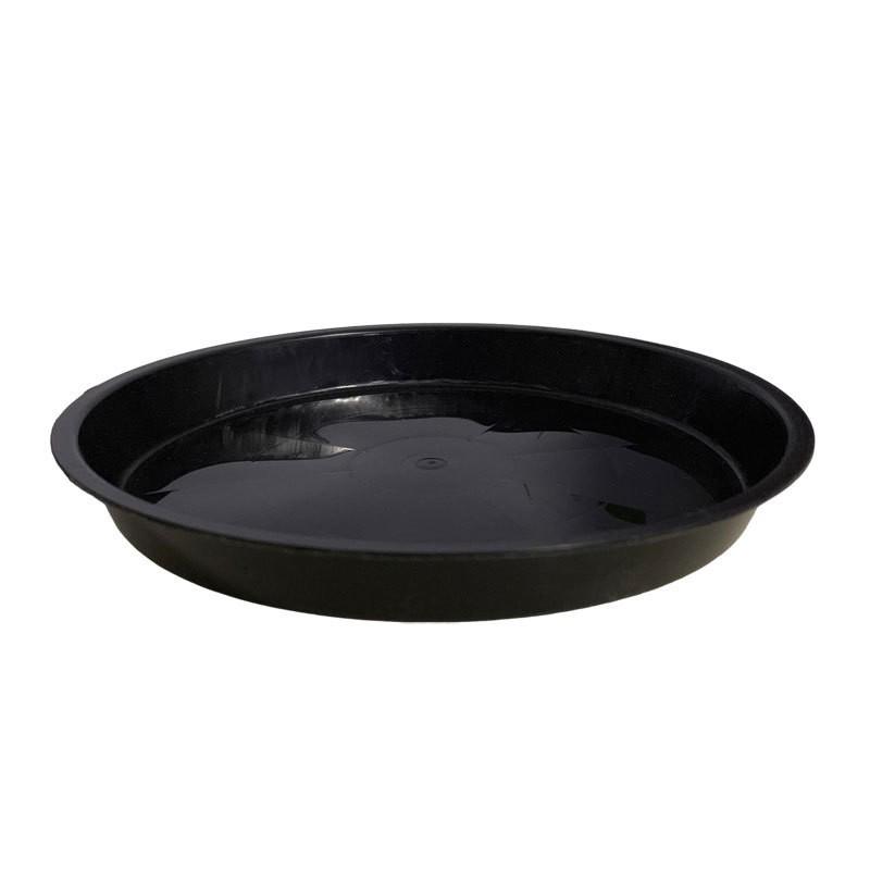 Thickened Round Plastic Flower Pot Water Tray - Large Draining Base for Succulents & Golden Pothos.