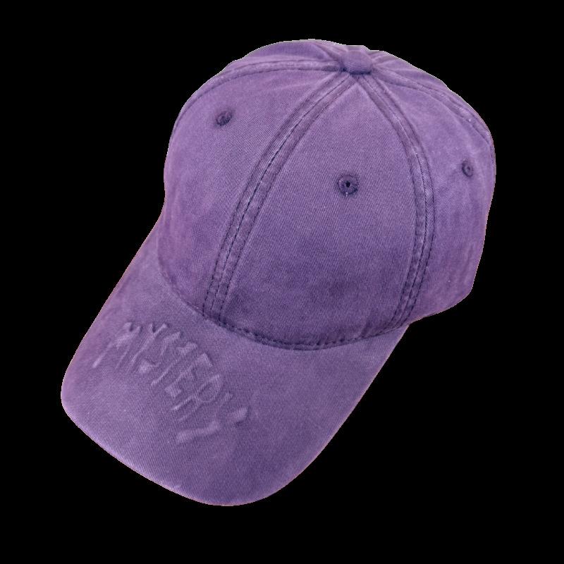 Cotton Baseball Cap With Emblem Design For Spring Sun Fashionable Protection