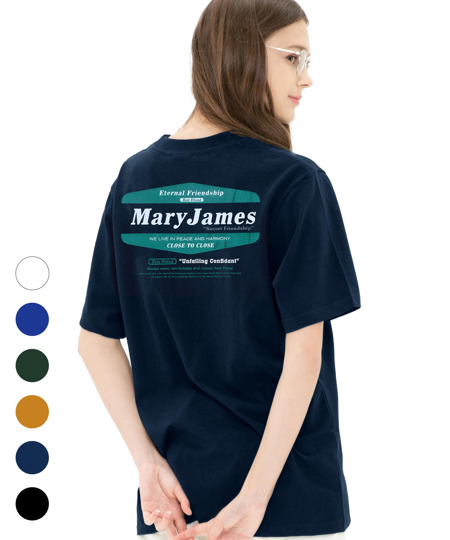 Mary James [Unisex - Oversized] Challenger Half Sleeve (6 Colors) Mustard - M