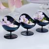 50pcs Ball Chair Disposable Plastic Cups Mini Plastic Dessert Cups Unique Design Fancy Plastic Parfait Cups Elegant Dessert Cups Dessert Bowls