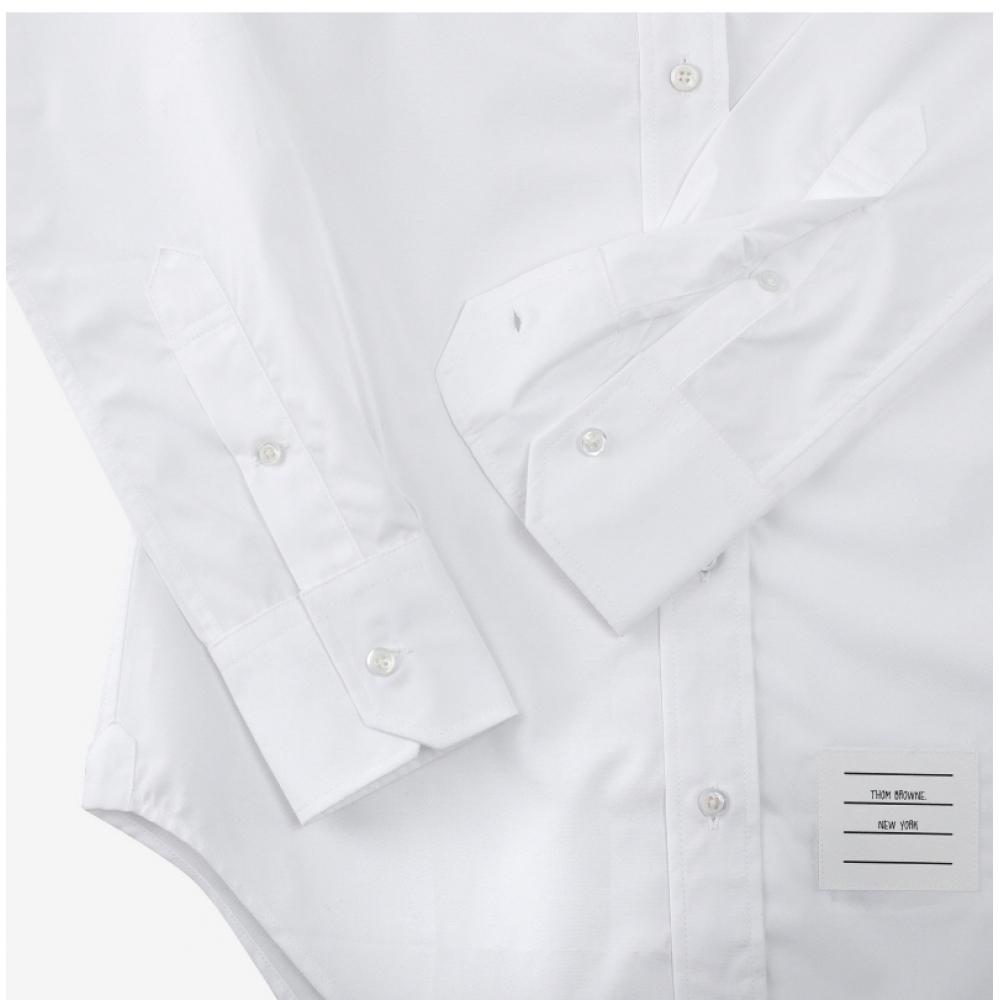 Tom Brown Fll005e 03113 100 Hidden Stripe Grosgrain Classic Poplin Women Shirt