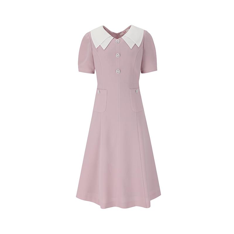 SOUP Double Collar Long Dress (Sz5Opm4)