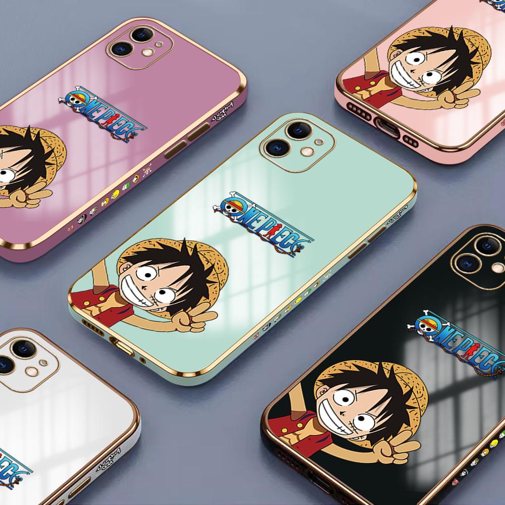 Colorful Printing Patterns Square Edge Pattern Casing Plated Phone Shell Luxury Plating Soft Phone Case for iPhone Motorola Moto OnePlus Samsung