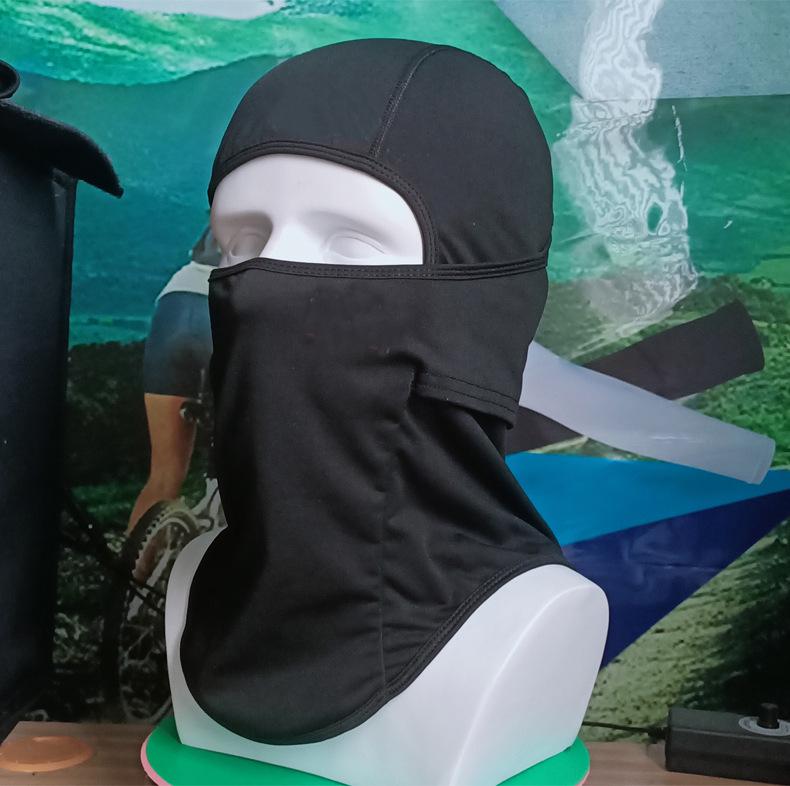 Elastic Fleece Balaclava: Warm Winter Face Mask and Neck Gaiter for Outdoor Sports One Size