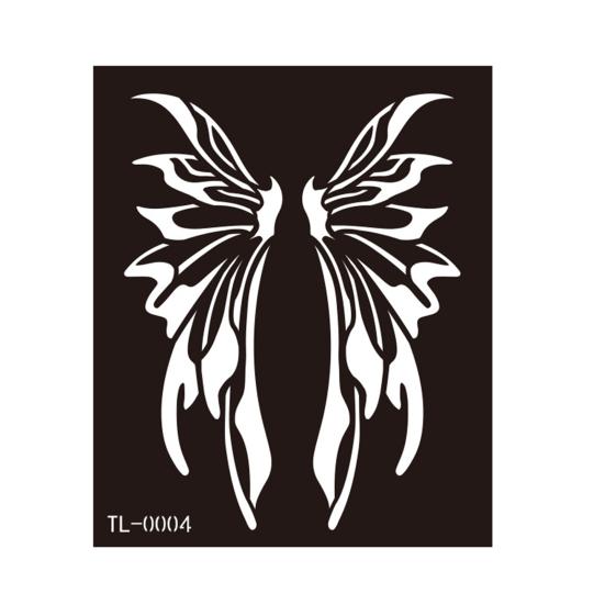 Henna Tattoo Stencil, Reusable DIY Tattooing Template, Floral Animal Patterns Stencil for DIY Indian Temporary Tattoos Music Festivals Body Art