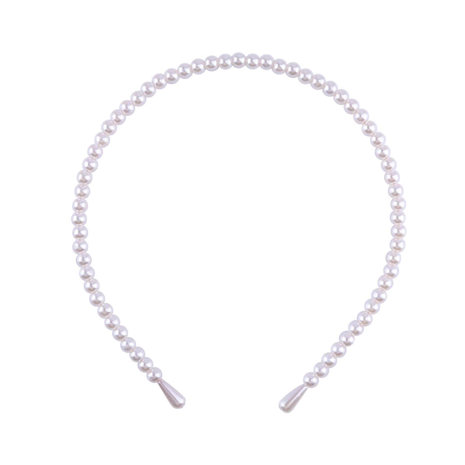 

Белые повязки для волос из искусственного жемчуга, винтажные, для свадебной вечеринки, для невесты, обруч для волос с жемчугом, ободки для волос для женщин, девушек