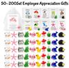 50/100/200Set Employee Appreciation Gifts Bulk for Coworkers Staff Thank You Gift Set with Inspirational Cards for Friend Family