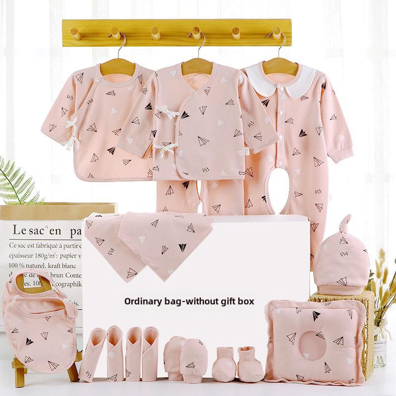 

Подарочная коробка с одеждой для новорожденных: Осенне-зимний наряд унисекс для празднования полнолуния Newborn