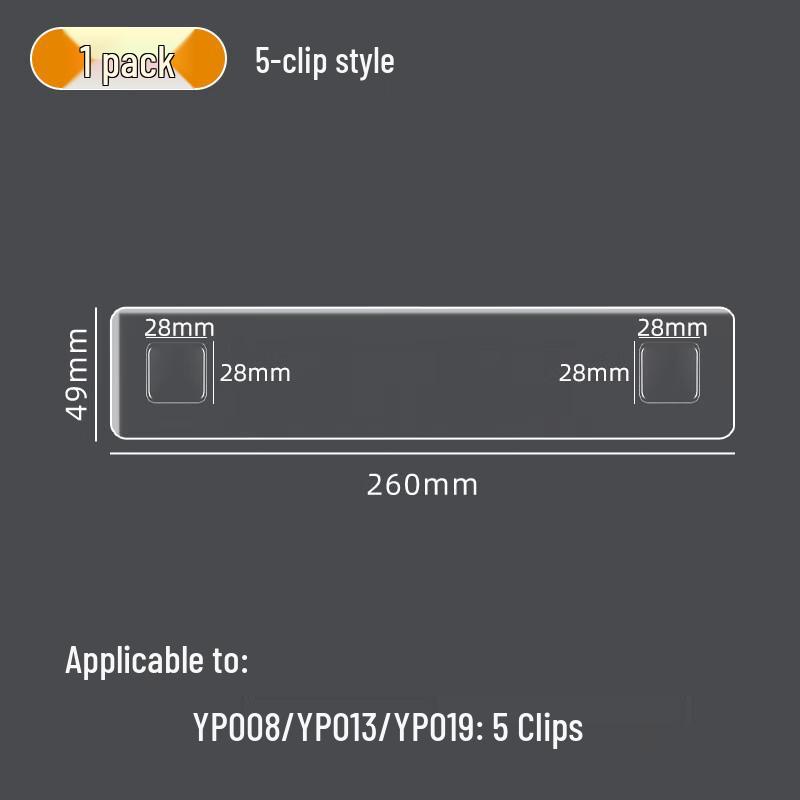 

ZNMW Wall-Mounted Mop & Slipper Holder Adhesive Patch