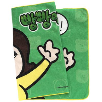 Daily Life Slim Bath Towel 0001 Slim Bath Towel Panpan-kun's (Green) Women's 001136-0001-01