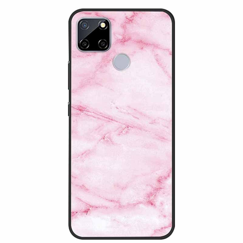 Für Realme C25 Hülle Marmor Silikon TPU Weiche Abdeckung Handyhülle Für OPPO Realme C25S C25 S Funda Stoßfest Coque RMX3191 Capa