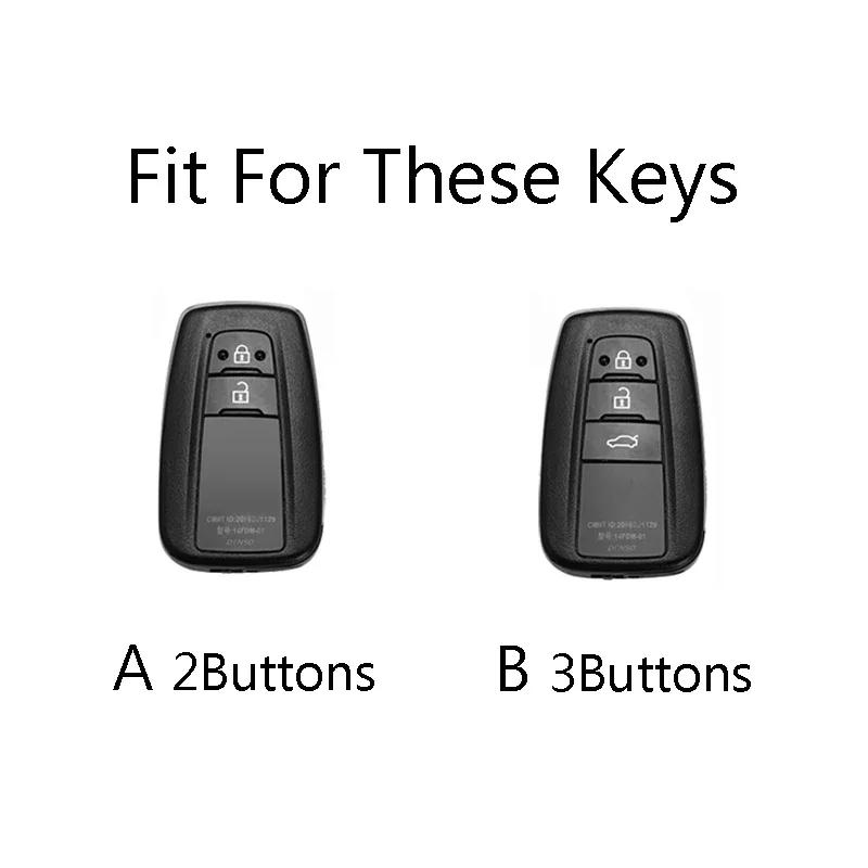 Zinc Alloy Car Remote Key Case Cover For S8 CHR Camry Prius Land Cruiser Prado Furniture Corolla Yaris RAV4 Highlander JH8