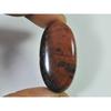 Natural Bloodstone Palm Crytsal 32Cts. Oval Cabochon Loose Gemstone 18X35MM SK-2601